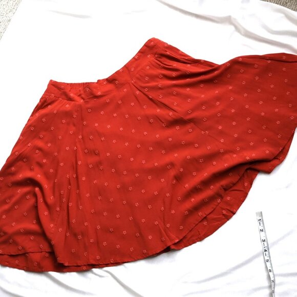 Dark orange Torrid high waisted A-Line Skirt - Size 0 - NWT - Picture 7 of 12